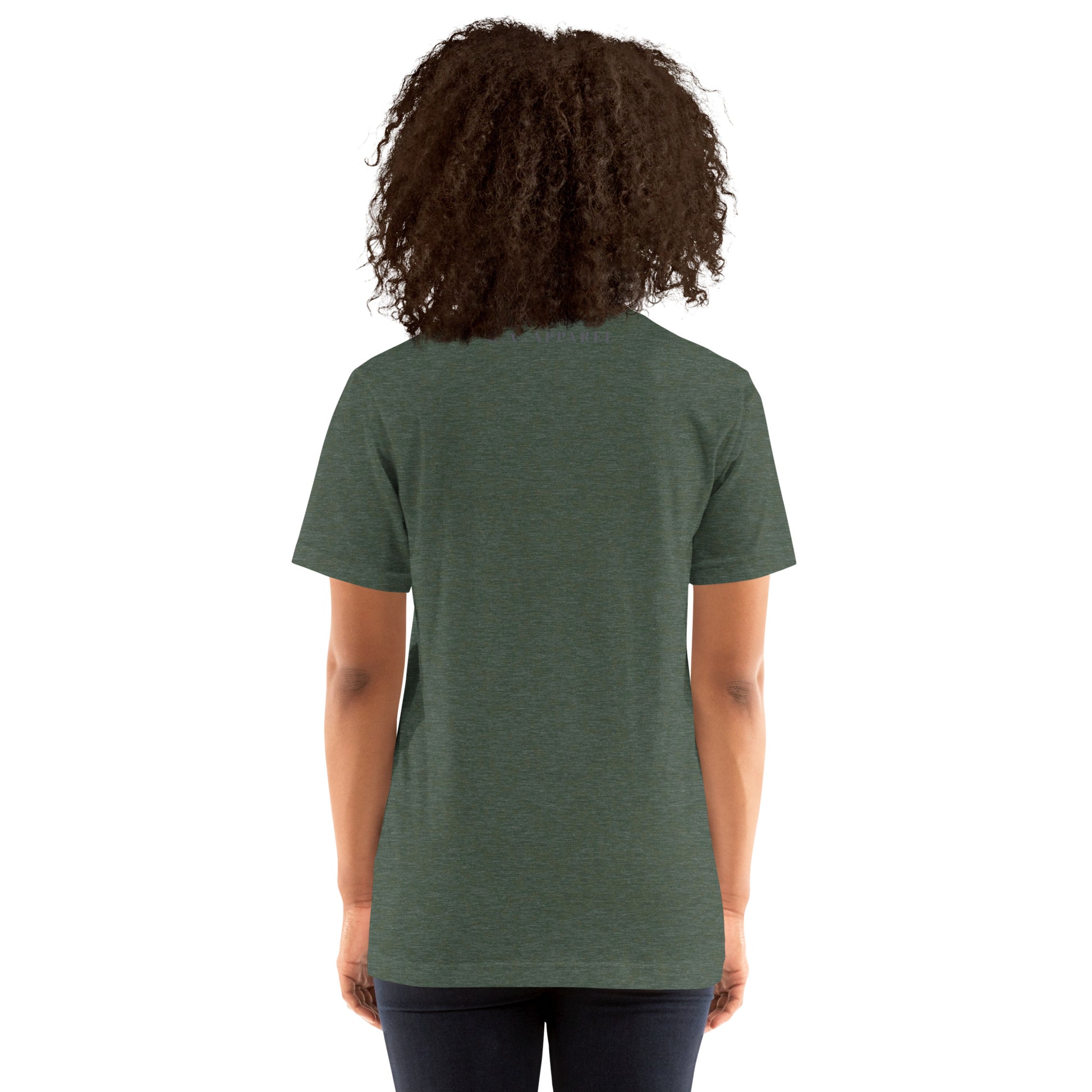 Stillwater T-Shirt - Left Placement image 20: Oxblood Black version, size 3XL with back view of the Patience range.