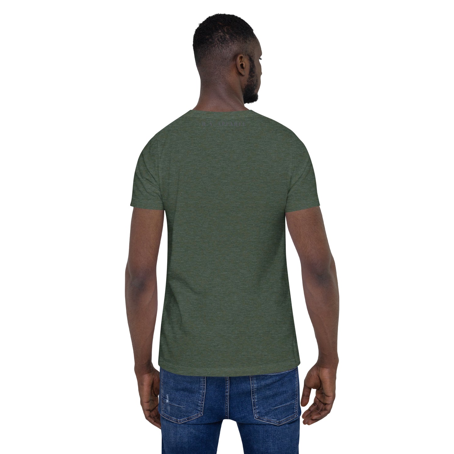 Workrate T-Shirt - Left Placement product image 22 in Navy, size S, with back view and left placement.