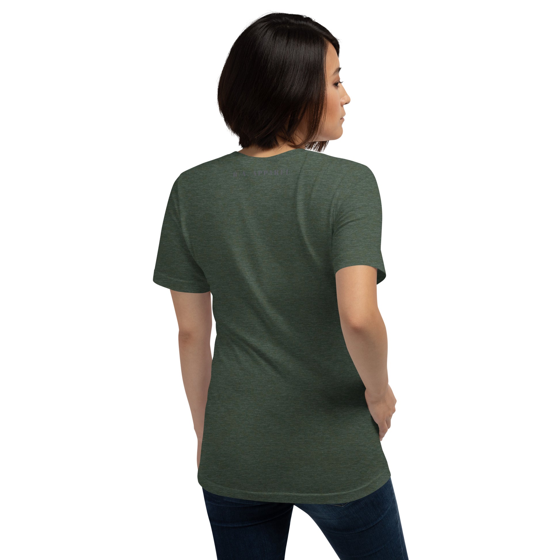 Ever After T-Shirt - Left Placement image 24 in Team Purple, size XL, showing back view for the Happily Ever After design.