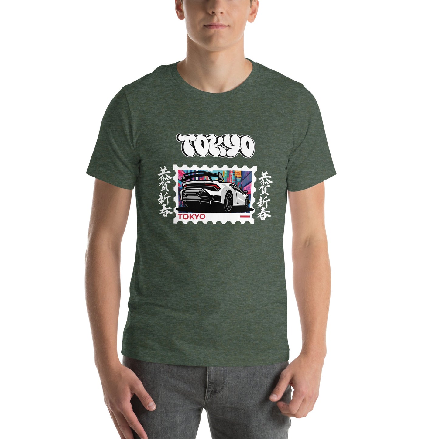 Tokyo Signal T-Shirt - Left Placement image 13 in Black, size 3XL, showing front view for the Tokyo design.