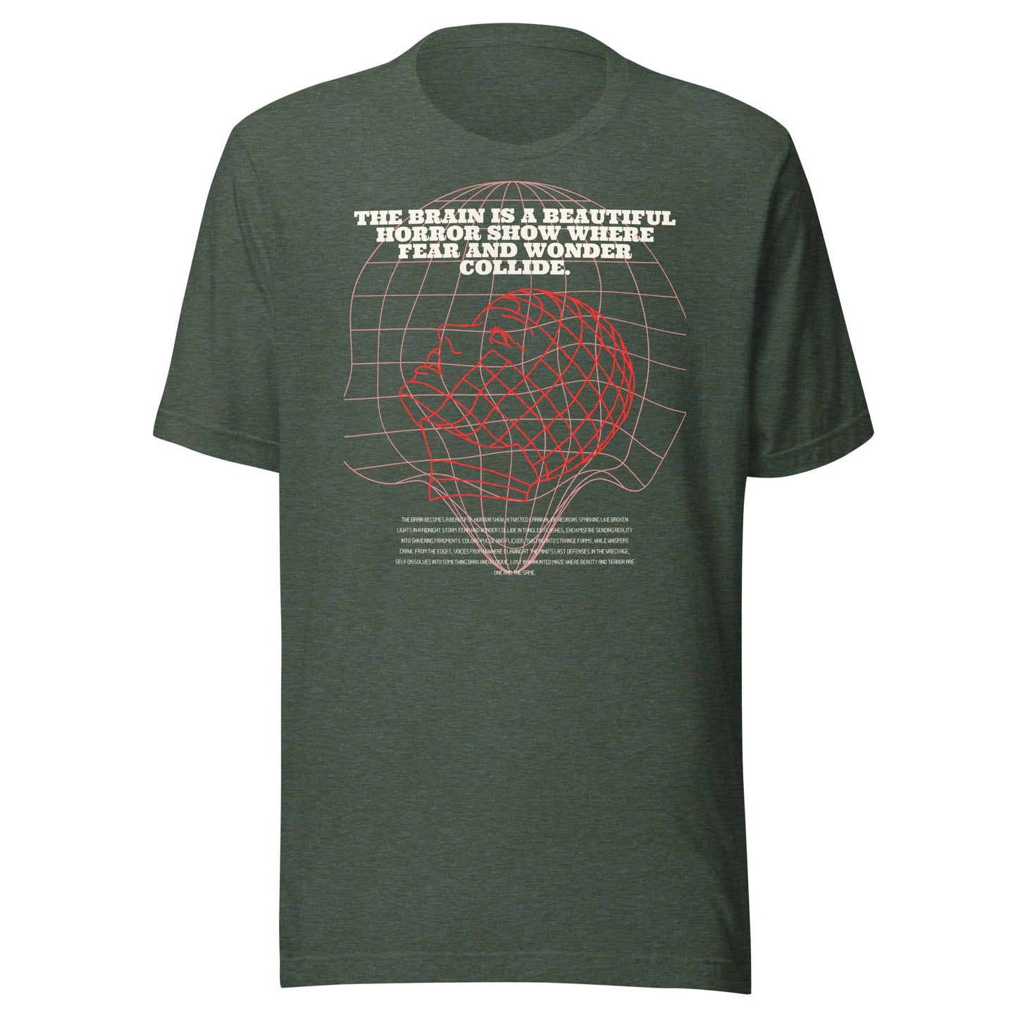 Fractured Process T-Shirt - Left Placement by R.A. Apparel, image 11, front view, Black, size XL, left placement.