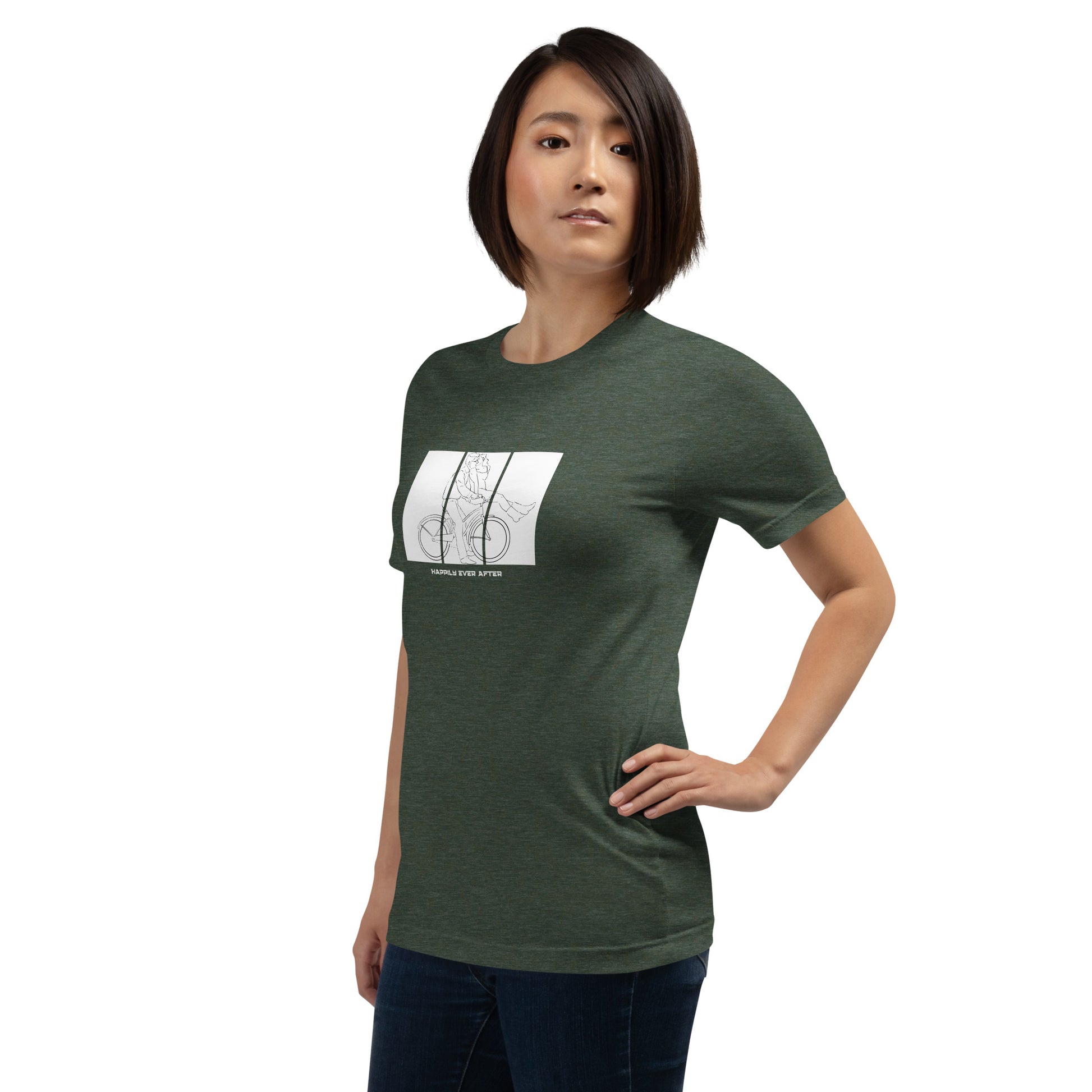 Ever After T-Shirt - Left Placement product image 22 in Team Purple, size M, with front view, left-side angle and left placement.
