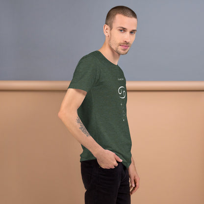 Moonhaven T-Shirt image 76: True Royal version, size S with right-side angle of the Cancer range.
