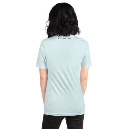 Image 53 of selected colour Evolution T-Shirt - Left Placement, with Evolution artwork visible in back view.