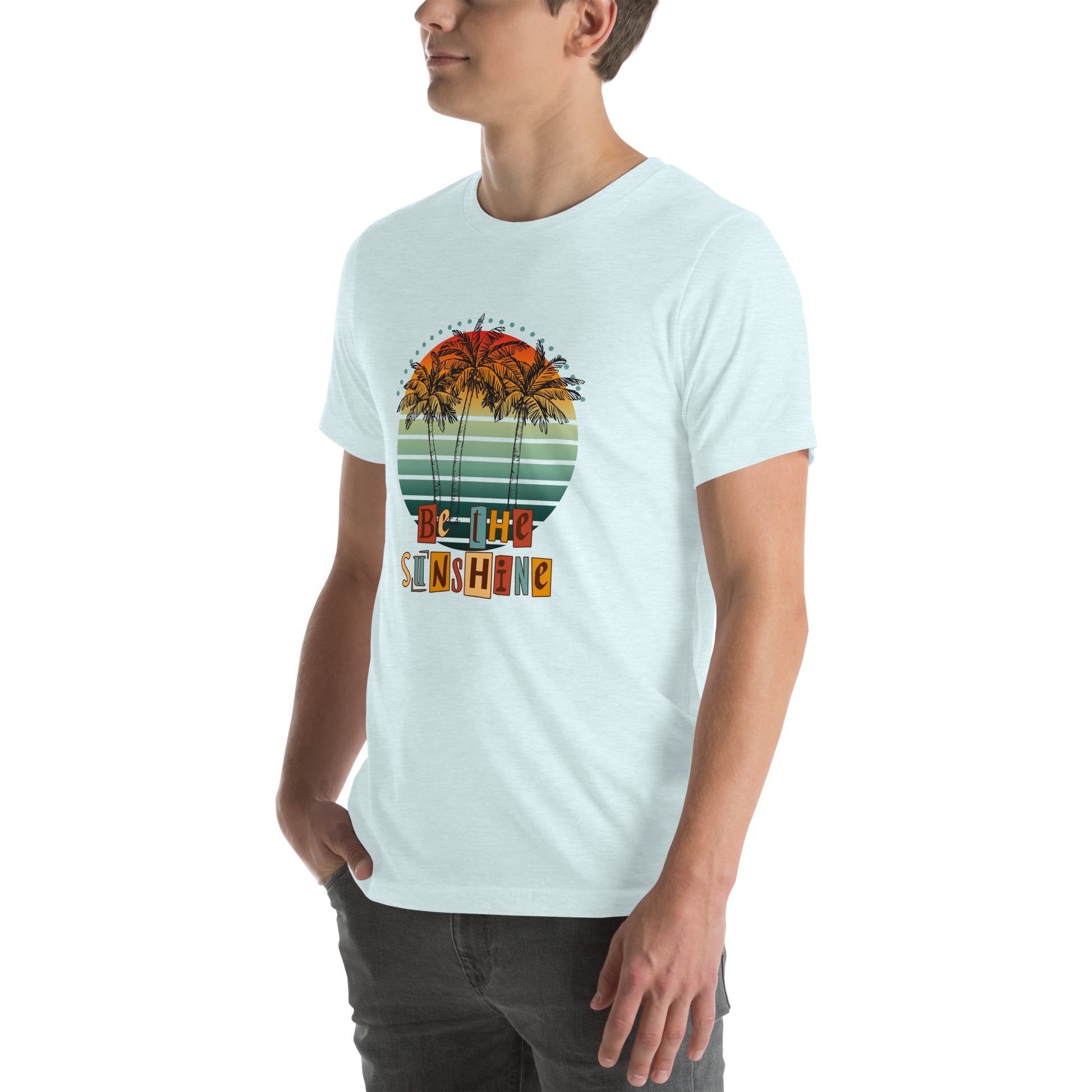 Solara T-Shirt image 117: selected colour version with front view, left-side angle of the Be the Sunshine range.