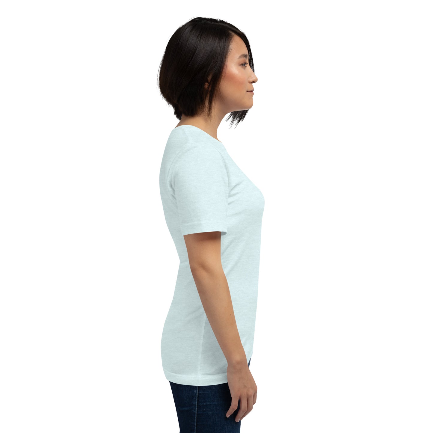 Balance Court T-Shirt - Left Placement by R.A. Apparel, image 117, right-side angle, selected colour, left placement.