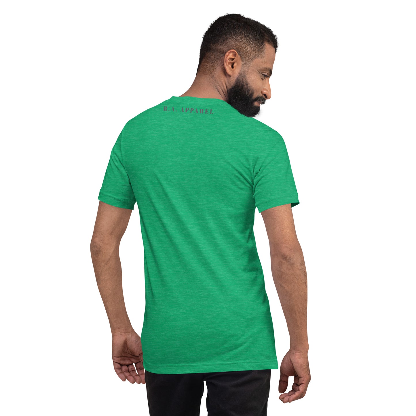 Marsborne T-Shirt - Left Placement product image 38 in Kelly, size S, with back view and left placement.