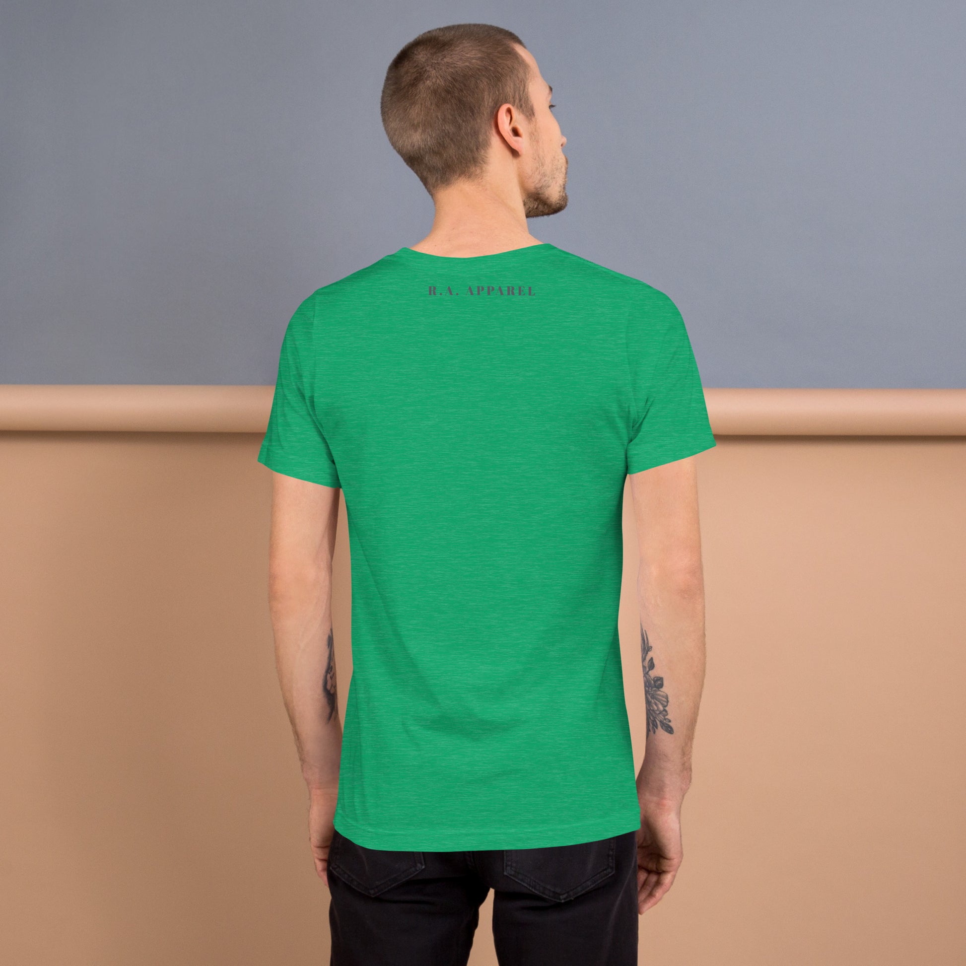 Image 38 of Berry Equinoxe T-Shirt, size L, with Ying and Yang artwork visible in back view.