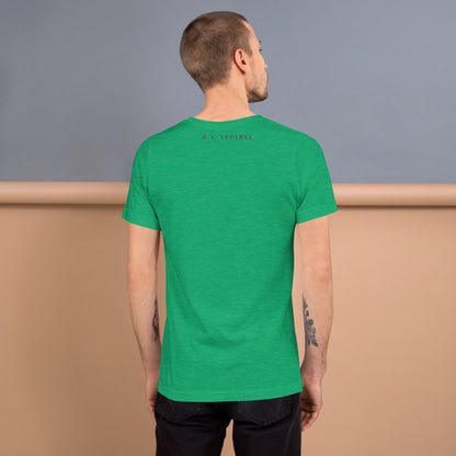 Image 38 of Berry Equinoxe T-Shirt, size L, with Ying and Yang artwork visible in back view.