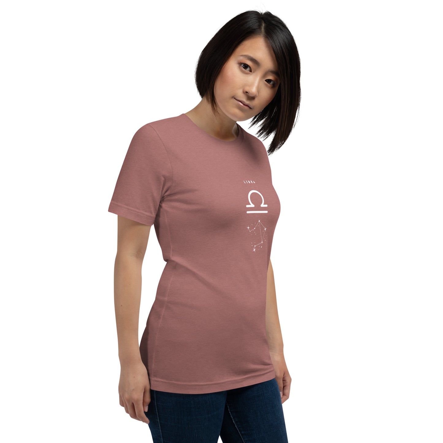 Balance Court T-Shirt - Left Placement by R.A. Apparel, image 50, front view, right-side angle, Leaf, size 2XL, left placement.