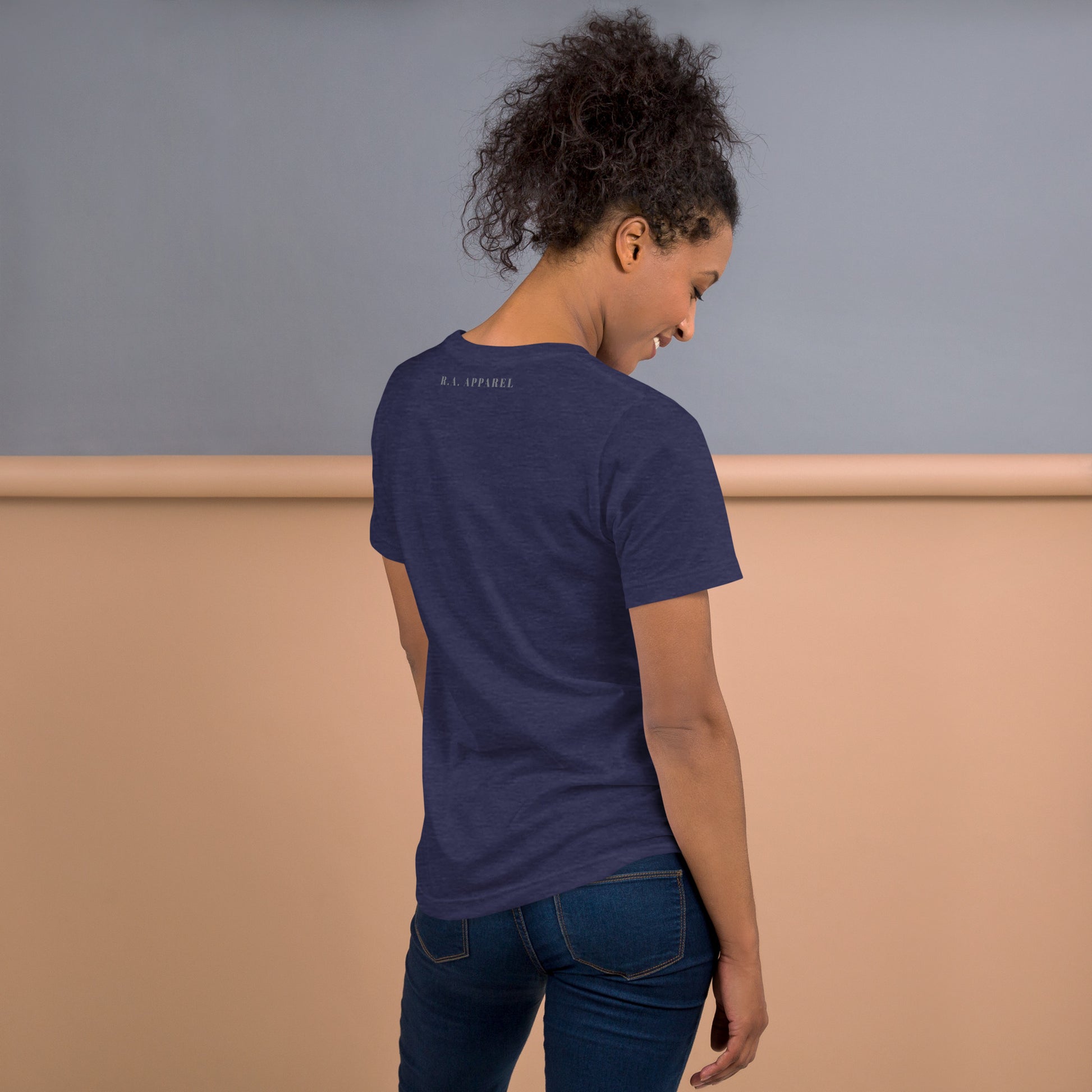 Freeborne T-Shirt - Left Placement product image 21 in Team Purple, size S, with back view and left placement.