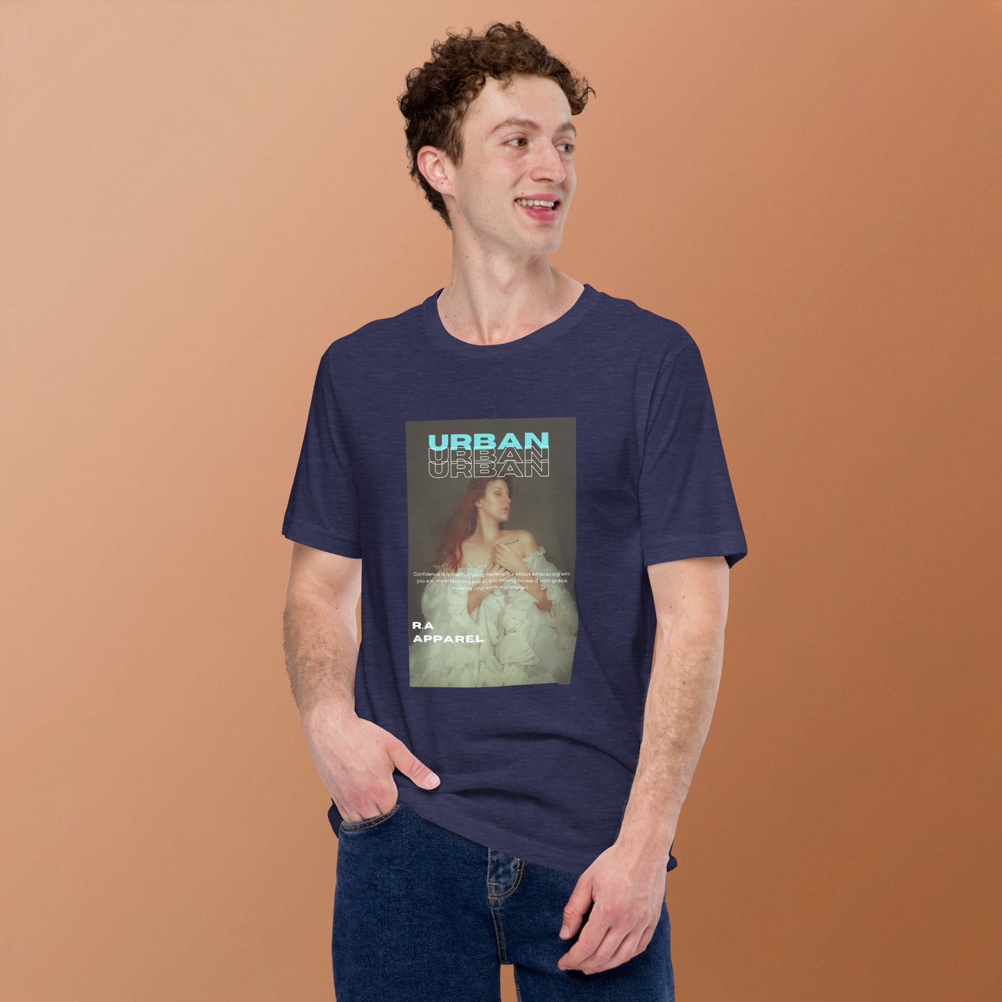Urban T-Shirt - Left Placement product image 24 in Navy, size L, with front view and left placement.