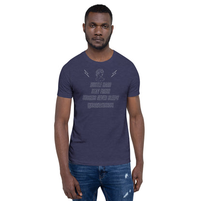 Workrate T-Shirt - Left Placement by R.A. Apparel, image 23, front view, Navy, size M, left placement.