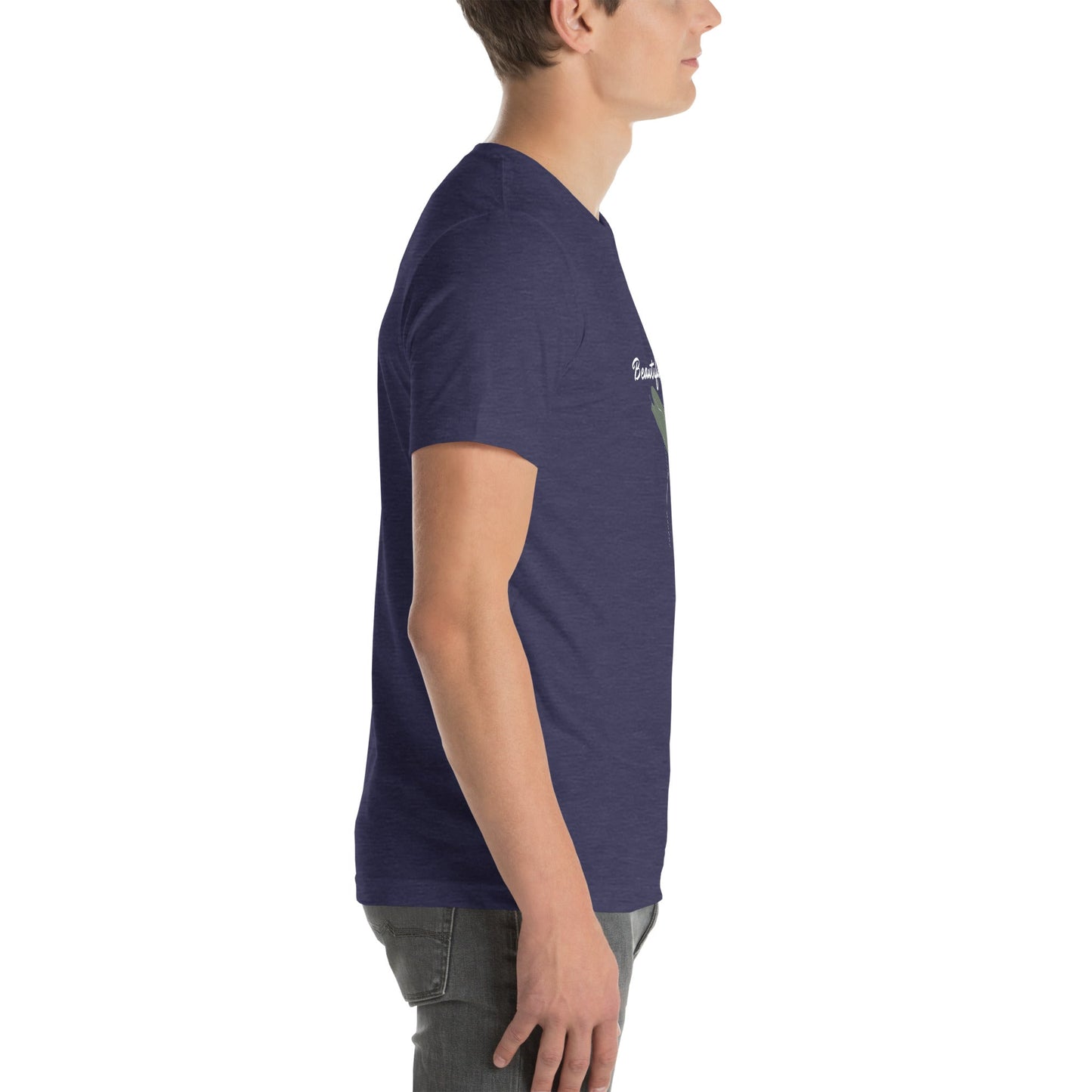 Bellevie T-Shirt - Left Placement product image 8 in Black, size S, with right-side angle and left placement.