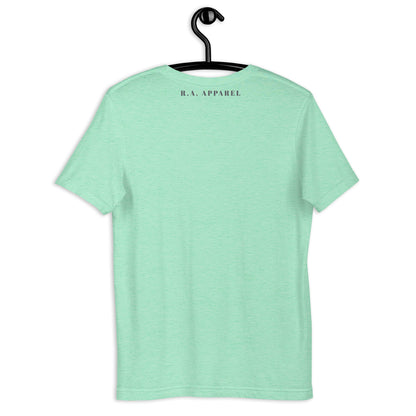 Northern Run T-Shirt - Left Placement product image 30 in Ocean Blue, size XL, with back view and left placement.