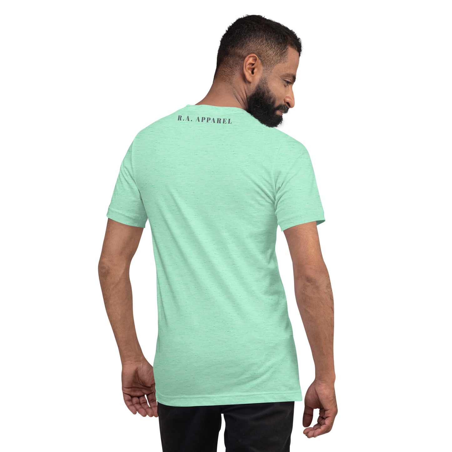 Nightcall T-Shirt - Left Placement image 30 in Yellow, size M, showing back view for the Always Sleepy design.