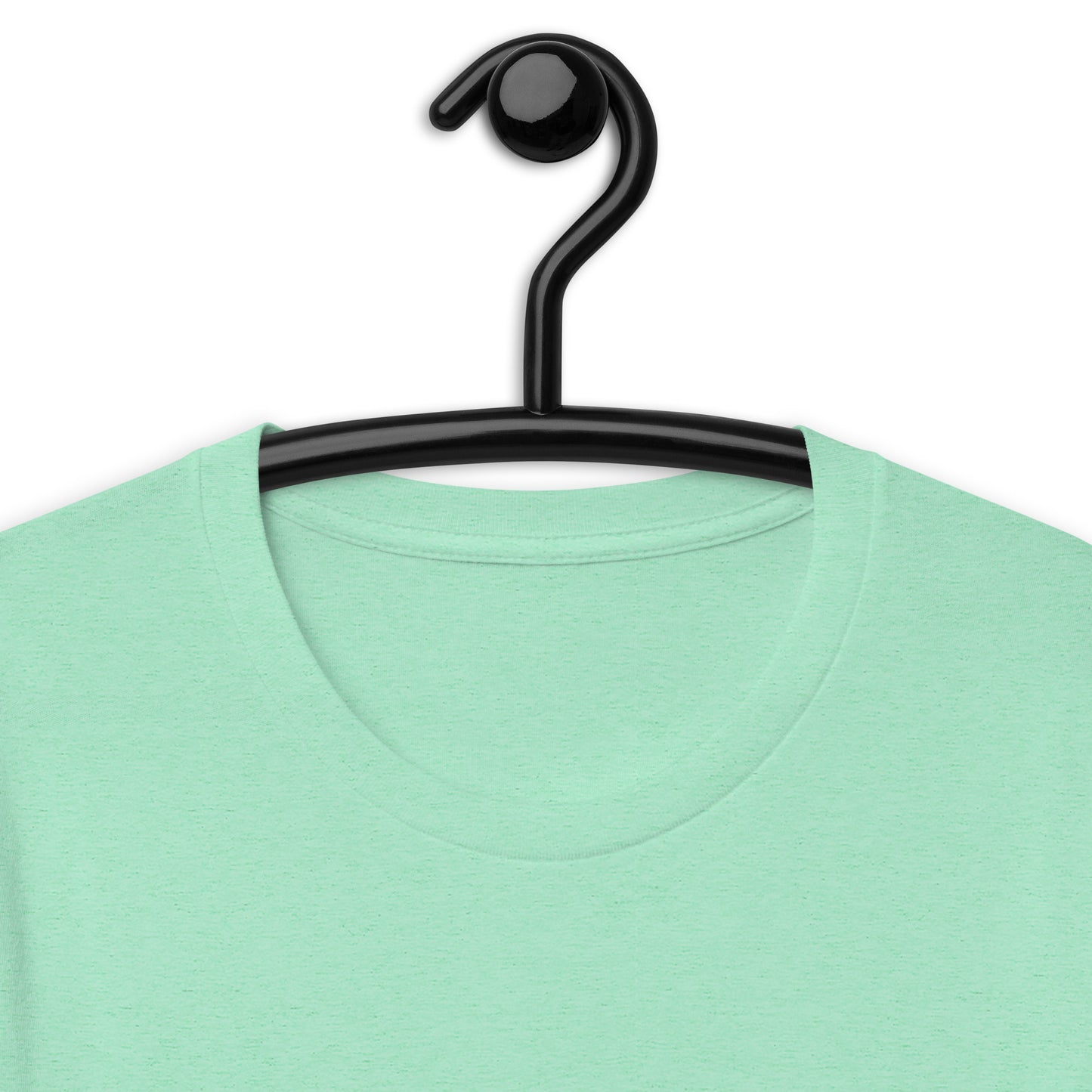 Festive Mood T-Shirt - Left Placement image 28 in Ocean Blue, size M, showing product view for the Xmas Mood design.