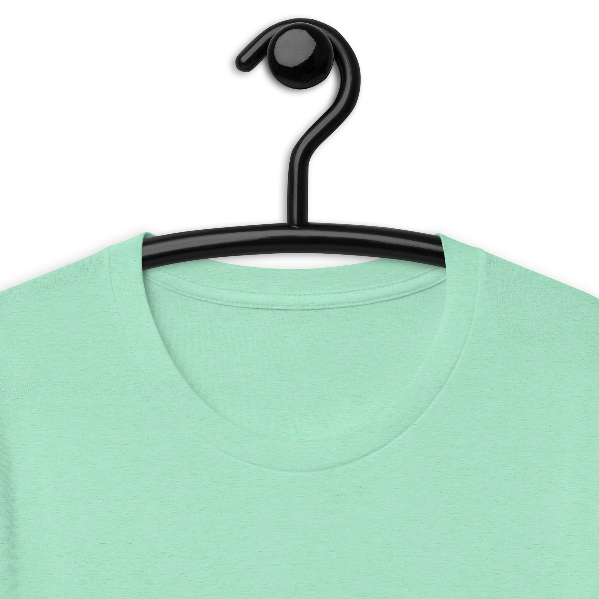 Festive Mood T-Shirt - Left Placement image 28 in Ocean Blue, size M, showing product view for the Xmas Mood design.