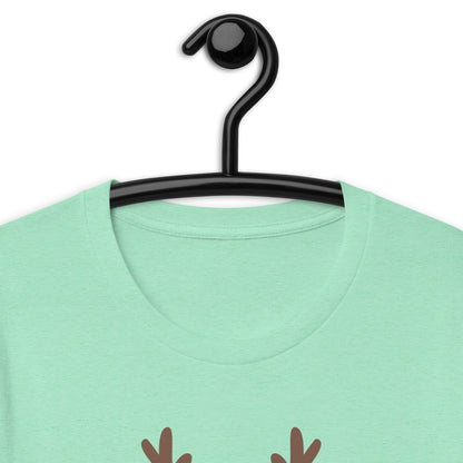Image 28 of Ocean Blue Northern Run T-Shirt - Left Placement, size M, with Reindeer artwork visible in product view.