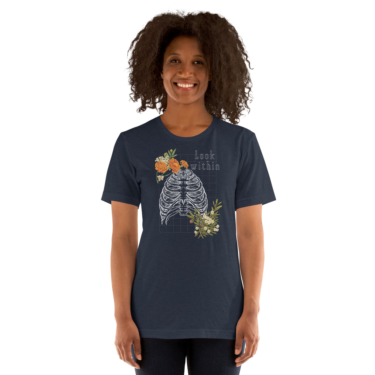 Innerline T-Shirt - Left Placement product image 21 in Oxblood Black, size 4XL, with front view and left placement.