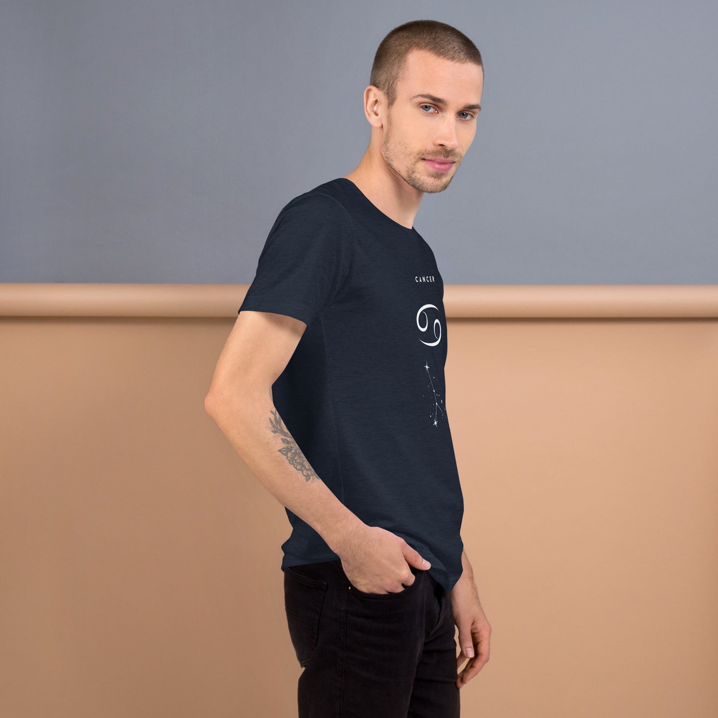 Moonhaven T-Shirt by R.A. Apparel, image 56, right-side angle, Maroon, size S, design placement.