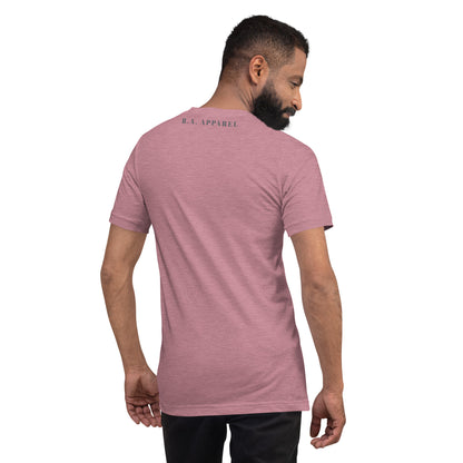 Marsborne T-Shirt - Left Placement product image 54 in Burnt Orange, size XS, with back view and left placement.