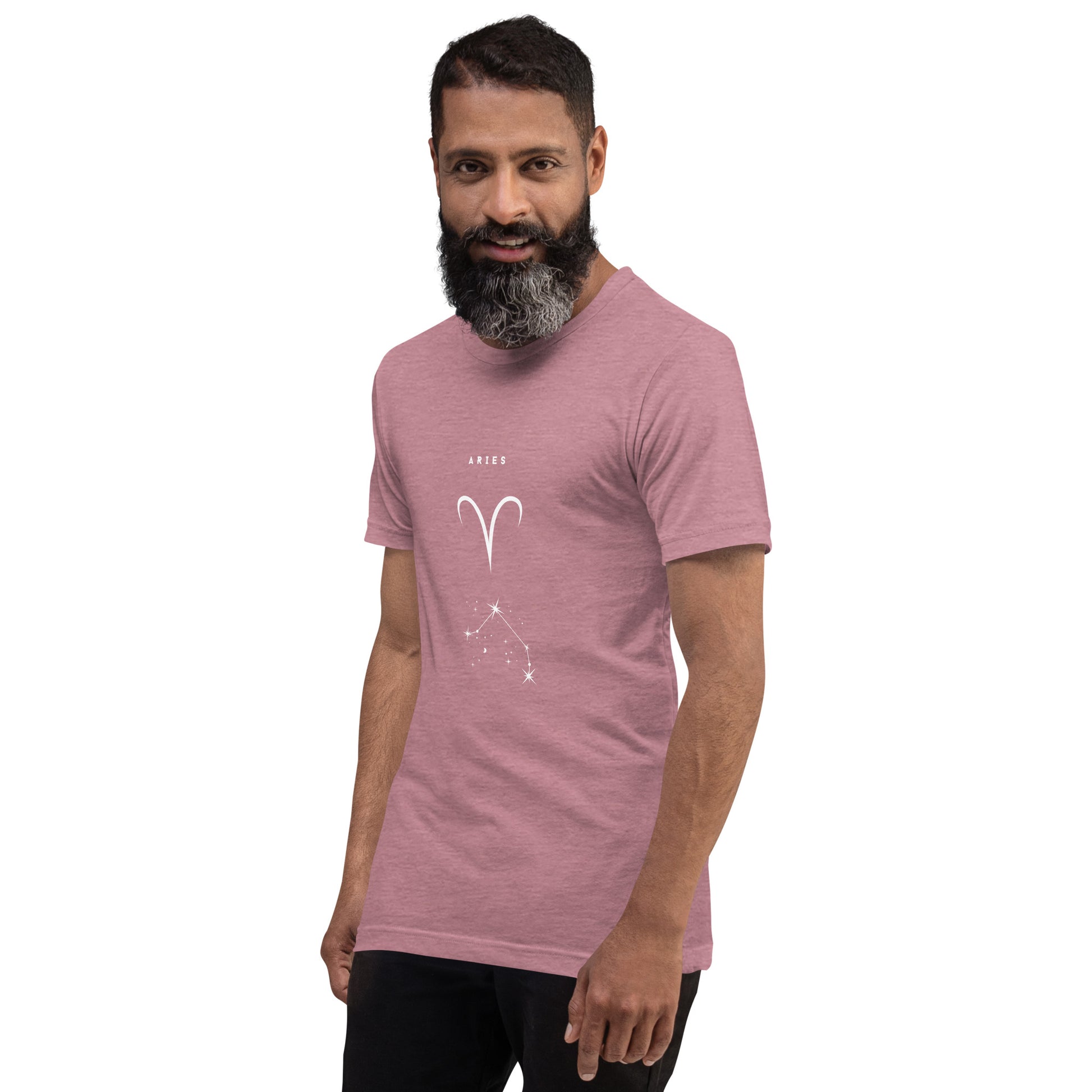 Marsborne T-Shirt - Left Placement image 55: Burnt Orange version, size S with front view, left-side angle of the Aries range.