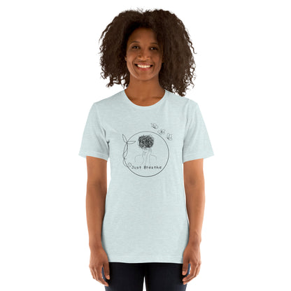 Breathing Room T-Shirt - Left Placement by R.A. Apparel, image 28, front view, Athletic Heather, size 4XL, left placement.