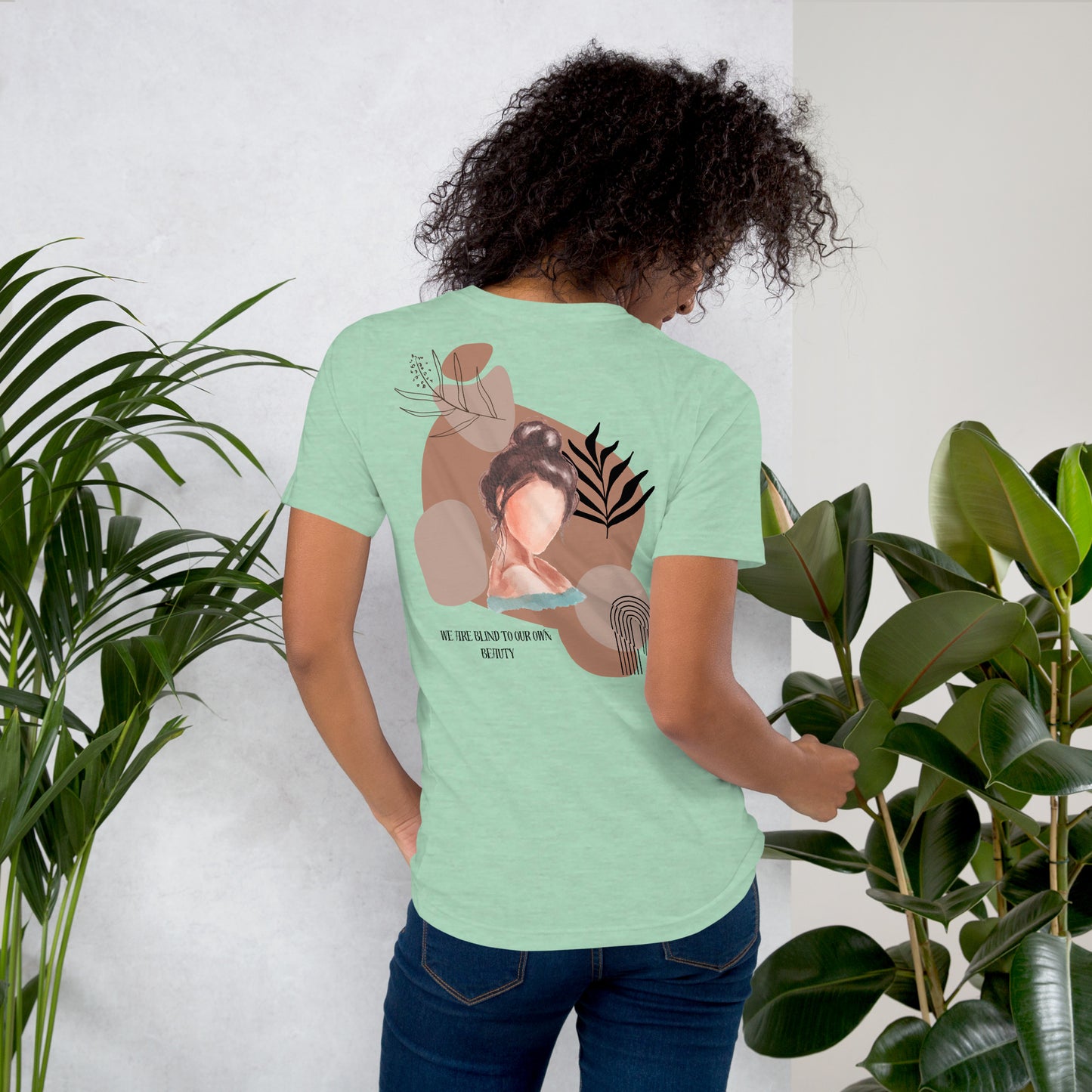 Image 24 of Pink Blind Signal T-Shirt - Left Placement 41, size 2XL, with We Are Blind artwork visible in back view.