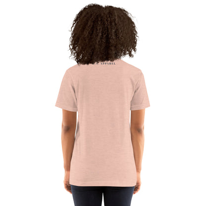 Image 31 of Light Blue Breathing Room T-Shirt - Left Placement, size L, with Just Breathe artwork visible in back view.