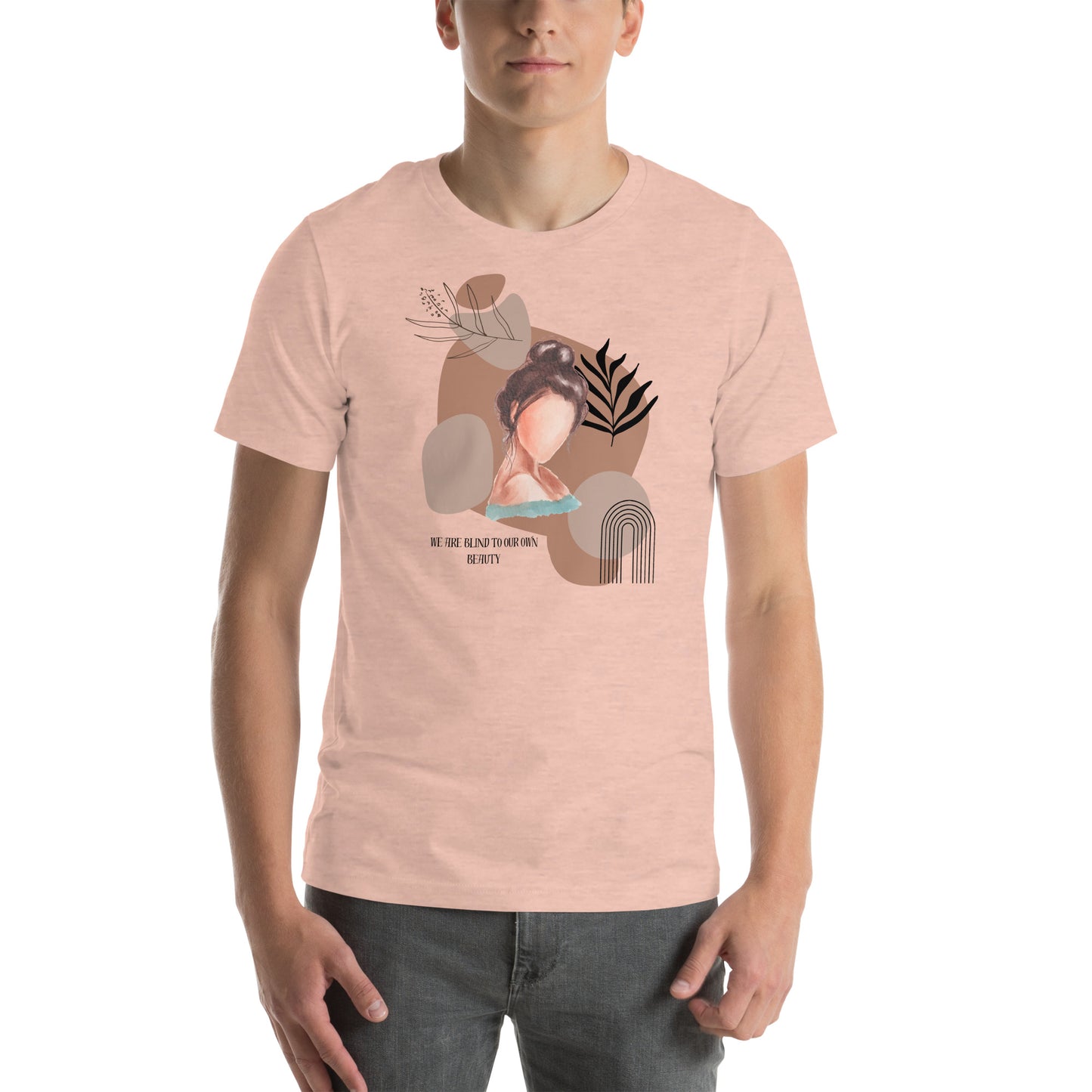 Blind Signal T-Shirt - Left Placement 40 image 23: Light Blue version, size M with front view of the We Are Blind range.