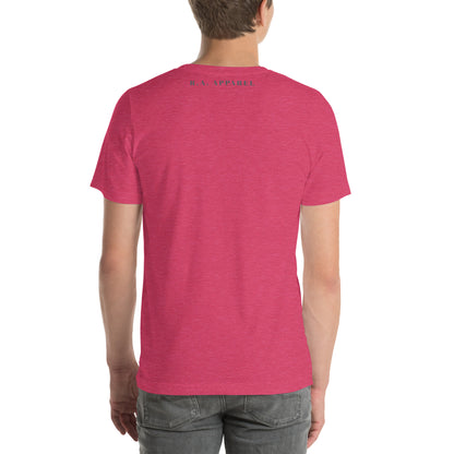 After Five T-Shirt - Left Placement product image 18 in Berry, size S, with back view and left placement.