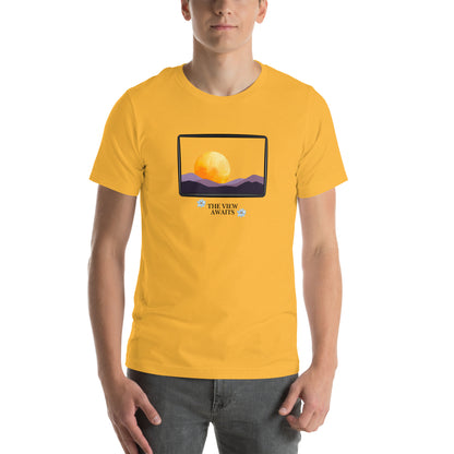Avenor T-Shirt by R.A. Apparel, image 102, front view, selected colour, design placement.