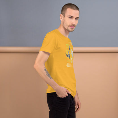 Image 64 of Orange Equinoxe T-Shirt, size XL, with Ying and Yang artwork visible in right-side angle.
