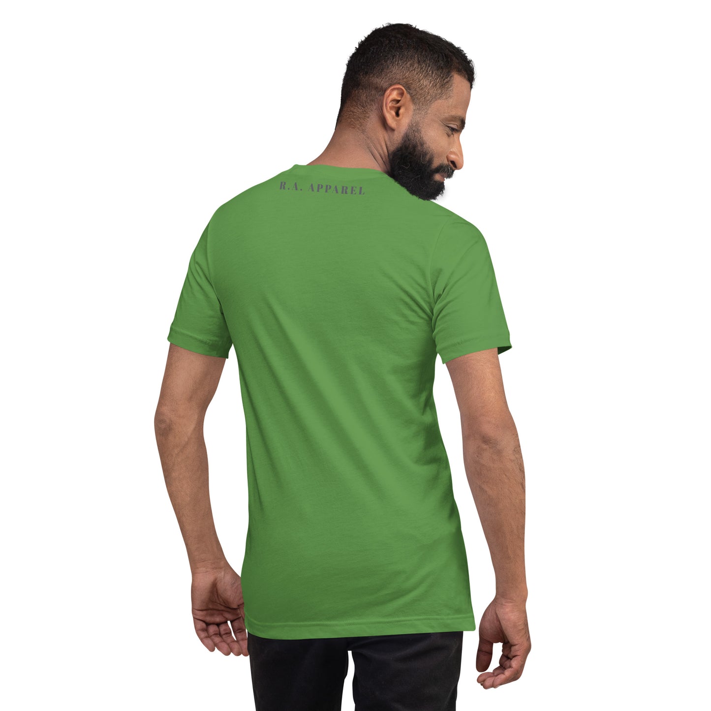 Marsborne T-Shirt - Left Placement image 46: Mauve version, size S with back view of the Aries range.