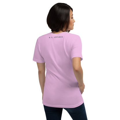 Twin Signal T-Shirt - Left Placement by R.A. Apparel, image 108, back view, selected colour, left placement.