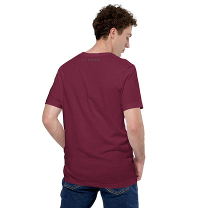 Urban T-Shirt - Left Placement image 9: Black version, size M with back view of the Urban range.