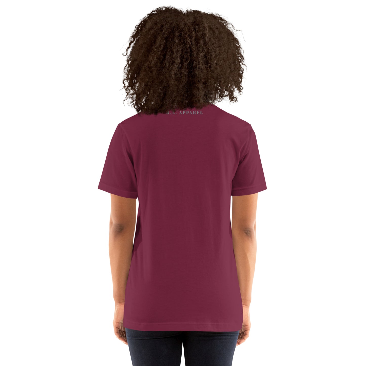 Innerline T-Shirt - Left Placement product image 8 in Black, size S, with back view and left placement.