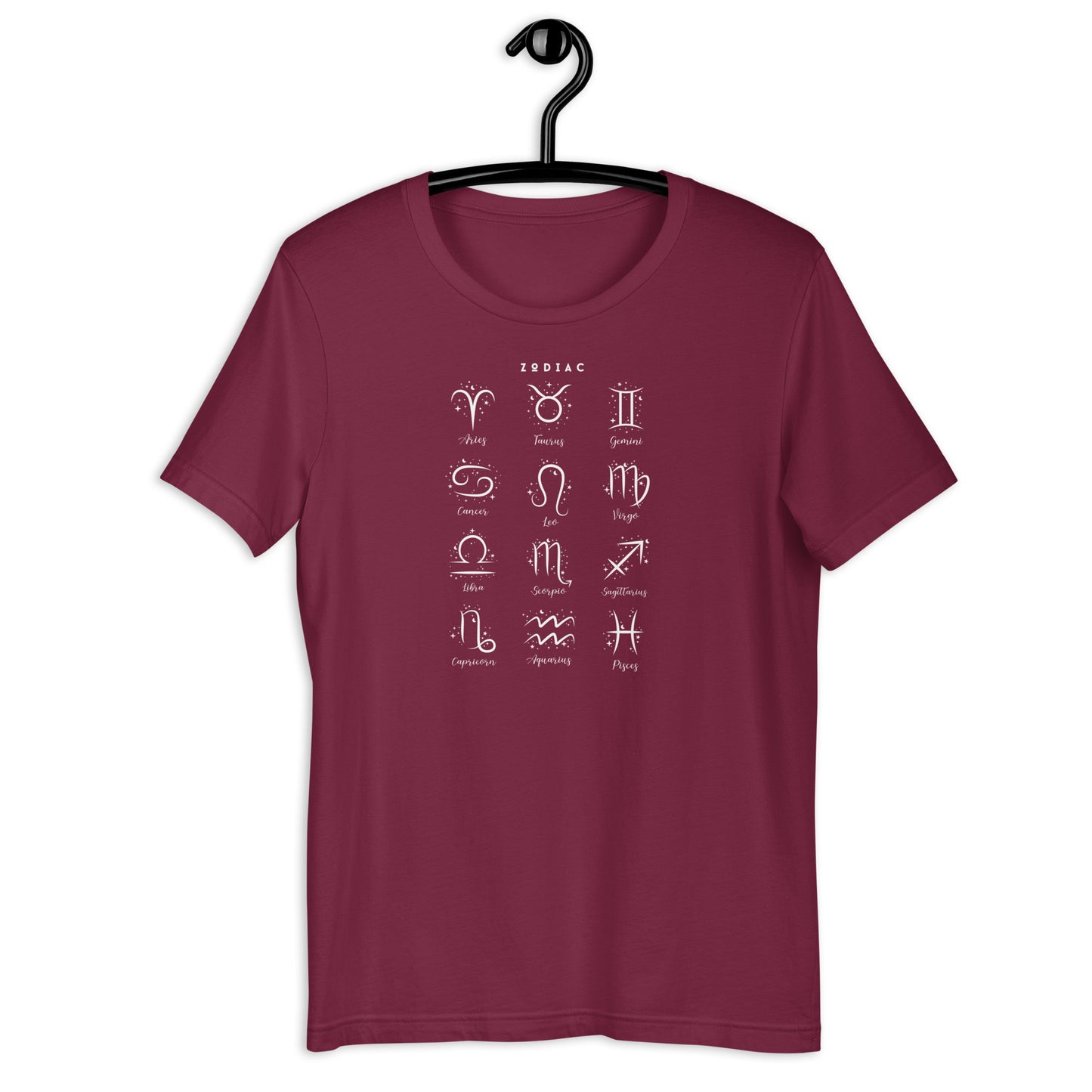Astral Circle T-Shirt - Left Placement product image 9 in Black, size M, with front view and left placement.