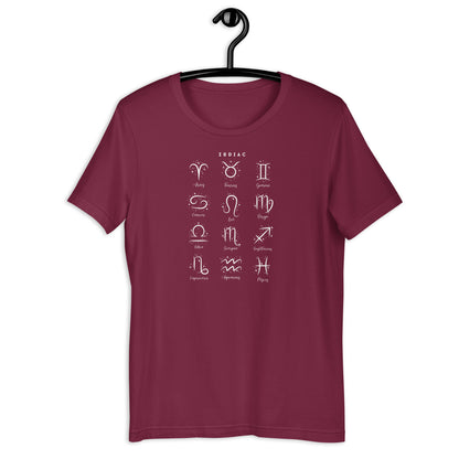 Astral Circle T-Shirt - Left Placement product image 9 in Black, size M, with front view and left placement.