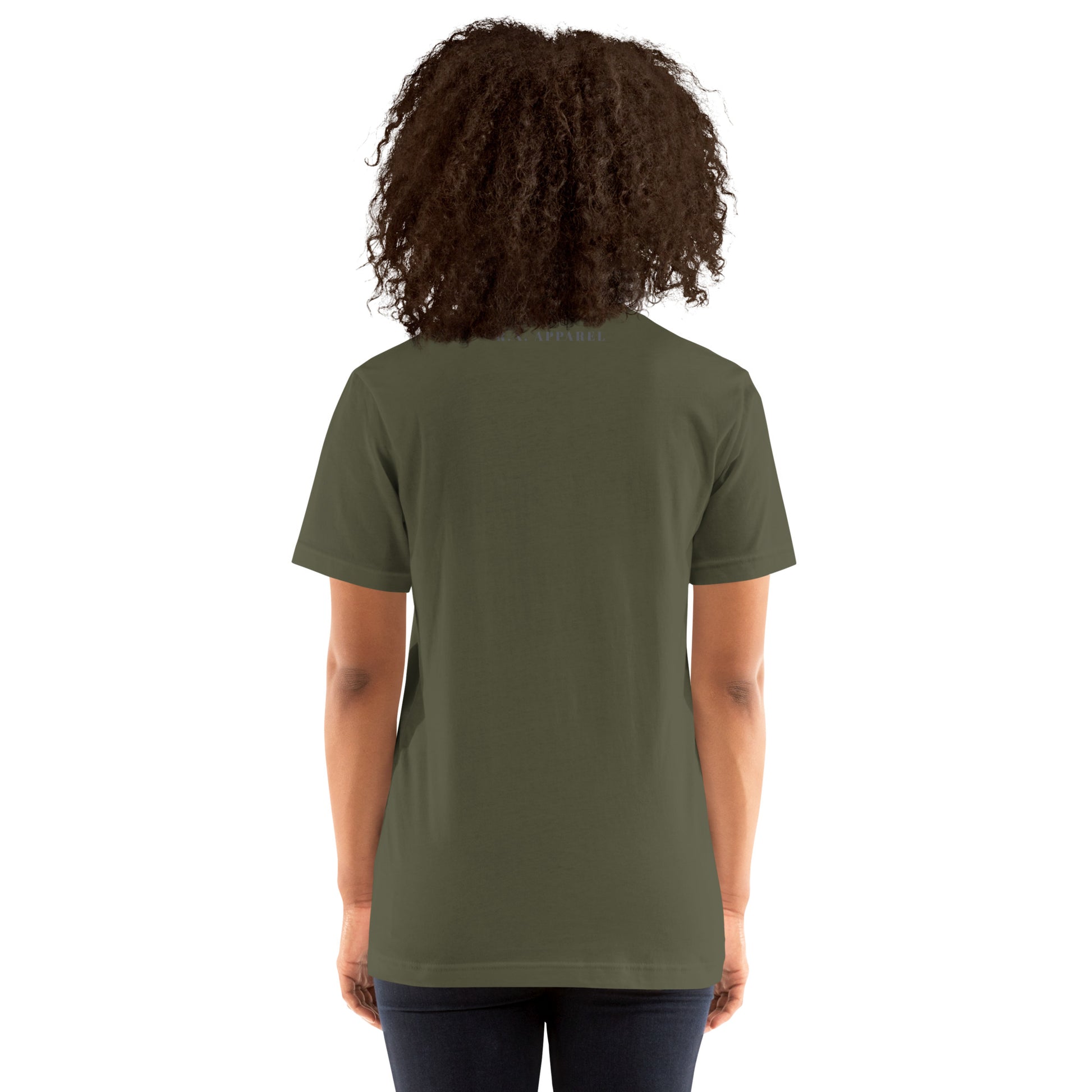 Innerline T-Shirt - Left Placement image 28 in Team Purple, size 4XL, showing back view for the Look Within design.
