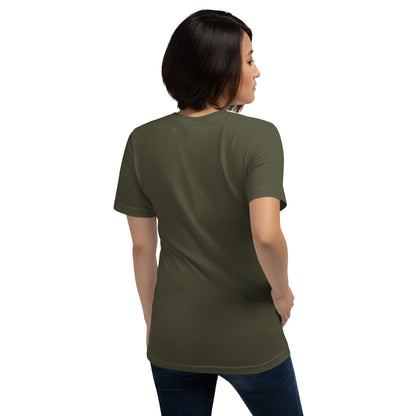Ever After T-Shirt - Left Placement image 42: selected colour version with back view of the Happily Ever After range.