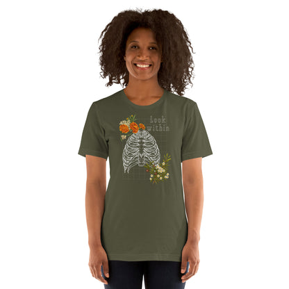 Innerline T-Shirt - Left Placement by R.A. Apparel, image 27, front view, Team Purple, size 3XL, left placement.