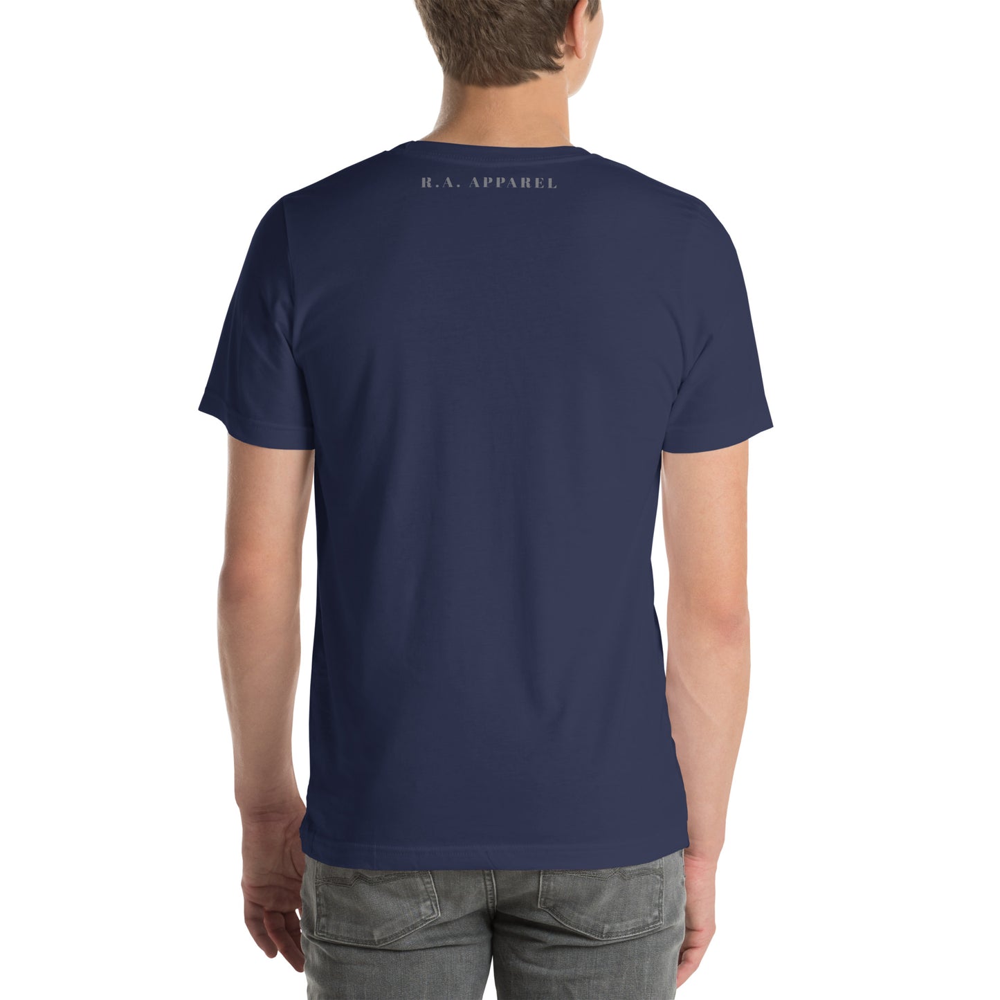 Heirloom T-Shirt - Left Placement image 6 in Black, size XS, showing back view for the Legacy design.