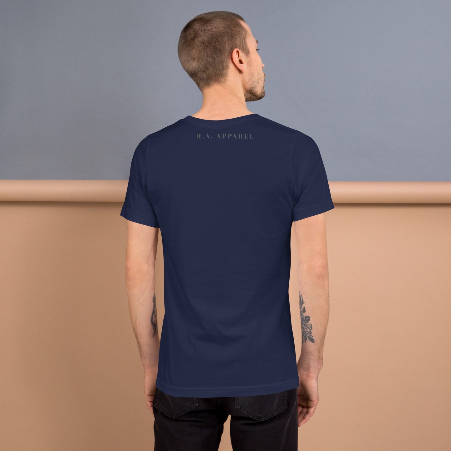 Moonhaven T-Shirt image 22: Team Purple version, size M with back view of the Cancer range.