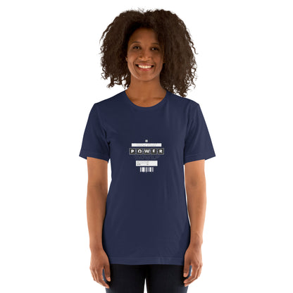 Impact Form T-Shirt - Left Placement image 9 in Black, size M, showing front view for the Shape Lives design.