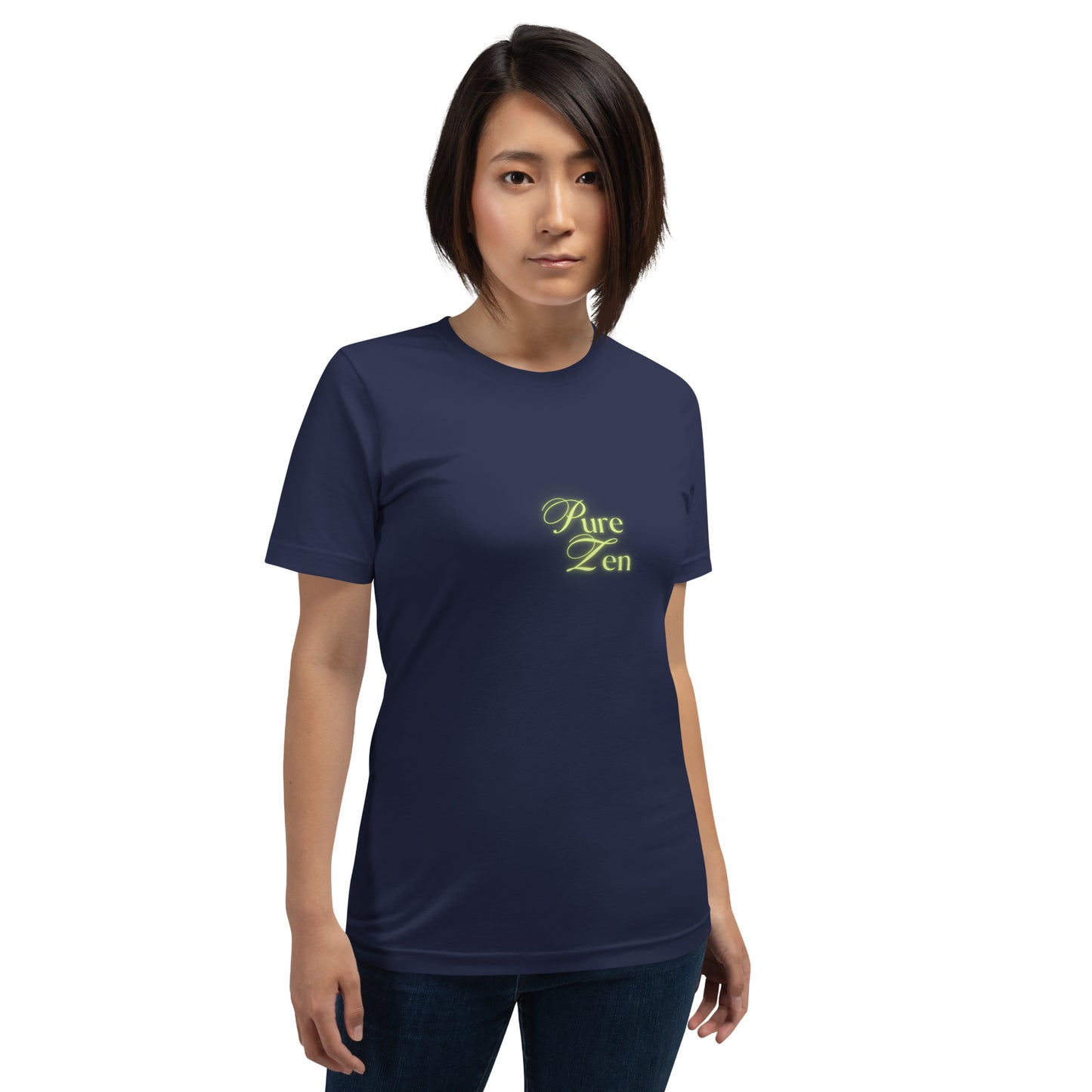 Zenline T-Shirt - Left Placement image 11 in Black, size XL, showing front view for the Pure Zen design.