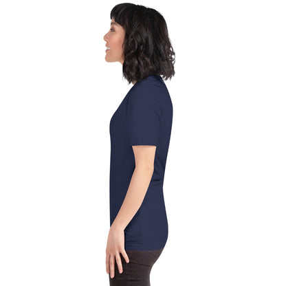 Quiet Peace T-Shirt - Left Placement product image 10 in Black, size L, with left-side angle and left placement.