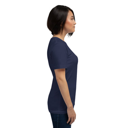 Ever After T-Shirt - Left Placement product image 9 in Black, size L, with right-side angle and left placement.