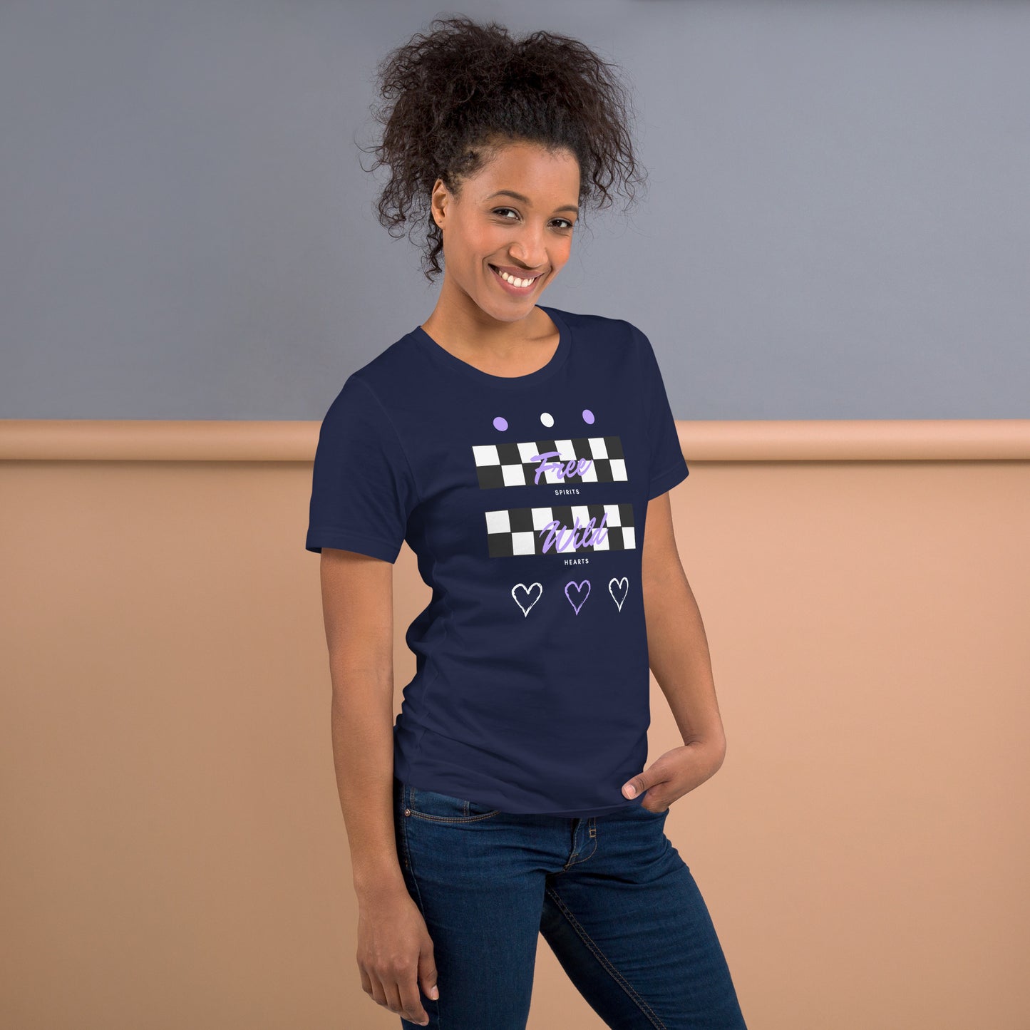 Freeborne T-Shirt - Left Placement by R.A. Apparel, image 11, right-side angle, Vintage Black, size XS, left placement.